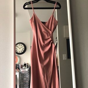 Pretty Little Thing Wrap Crepe Dress